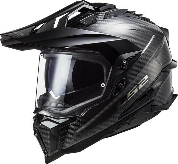Ls2 Explorer C Karbon Siyah Kapalı Kask - Image 1