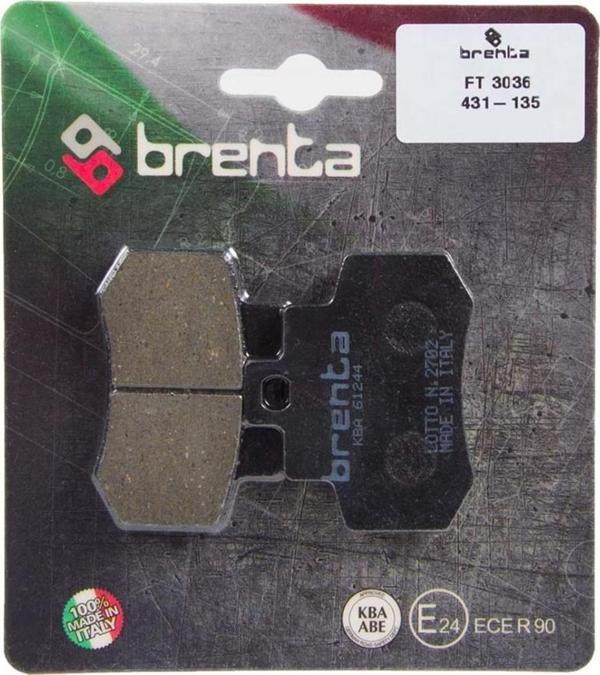 Kymco  Grand Dink 250cc 2001-10 Arka Fren Balatası Brenta Organik - Image 1