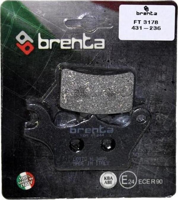 Yamaha  Tricity Arka/sol 125cc 14- Ön Fren Balatası Brenta Organik - Image 1