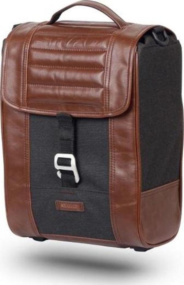 Shad Cafe Racer Retro Yan Çanta Kahverengi Saddle Bag - Image 1