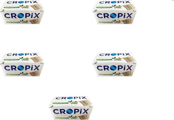 Cropix Tahta Ahşap Bambu Doğal Çay Kahve Karıştırıcı Çubuk Kaşık - 10.5 Cm. - 400 Adetlik 5 Paket - Image 1