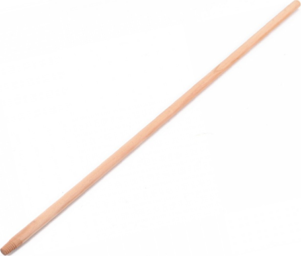 Gürgen Ahşap Vidalı Fırça Faraş Çeksil Süpürge Sap Sapı - 120 Cm. - 1 Adet - Image 1