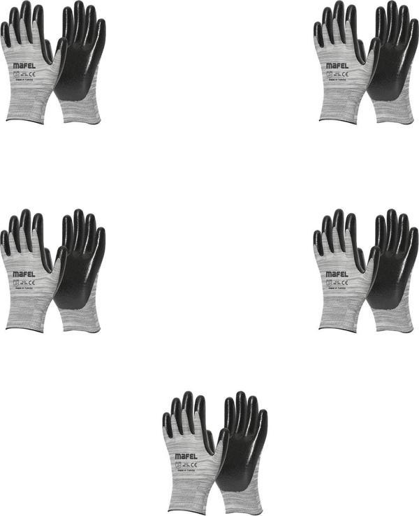 Mafel MF-40 Nitril İş Güvenlik Eldiven - 10/XL - 5 Çift - Paket - Image 1