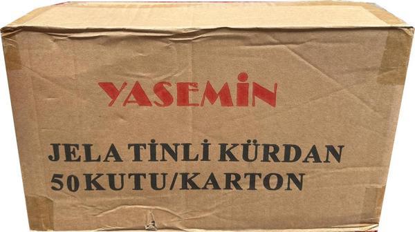 Yasemin Jelatinli Kutulu Poşetli Ahşap Kürdan - 500 Adetlik 50 Paket - Image 1