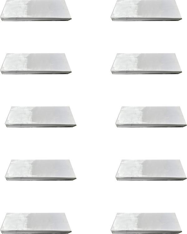 Laminelli Kraft Beyaz Kese Kağıdı - Küçük Boy - 10 x 30 Cm. - 20 Adetlik 10 Paket - Image 1
