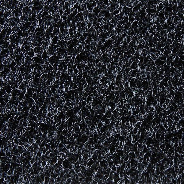 Kıvırcık Kapı Önü Dış Mekan Paspas / Kalınlık : 12 mm. / En : 100 Cm. - Boy : 2 Metre / Siyah - Image 1