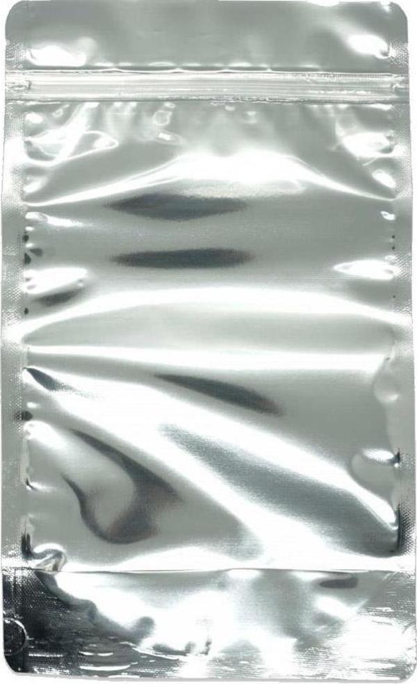 Doypack Pencereli Metalize Kilitli Kese Kağıdı - 250 Gramlık - 13x22x7 Cm. - 100 Adet - Image 1
