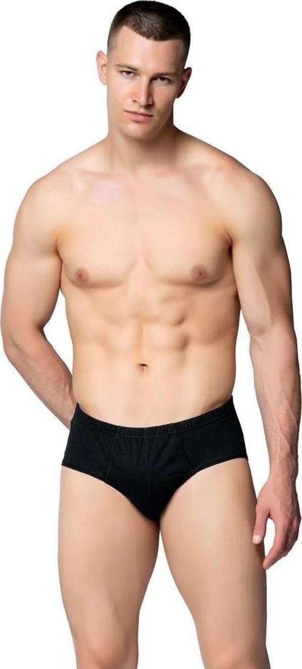 12 Adet Sedef Yıldız Erkek Renkli Penye Slip Külot 1010 - Image 1