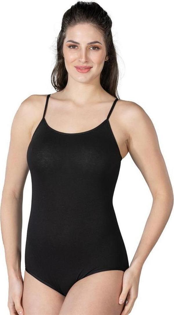 Emay Bayan Modal Pamuklu İp Askılı Çıtçıtlı Body 1415 - Image 1
