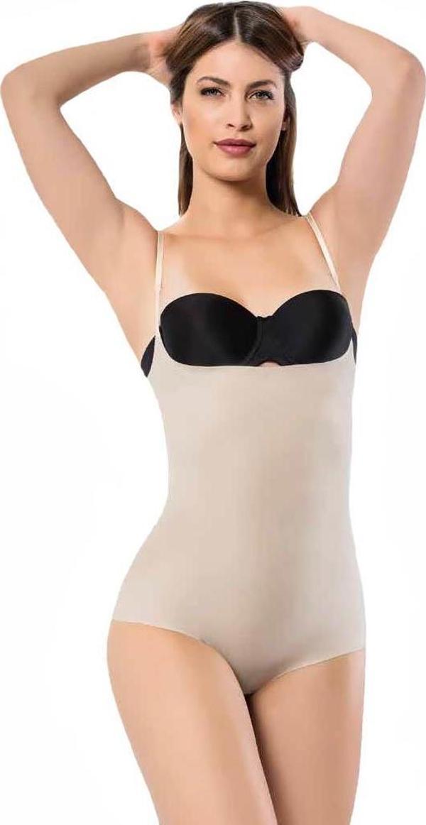 Form Angel 2021 Bayan Lazer Kesim Askılı Göğüs Altı Body Korse - Image 1