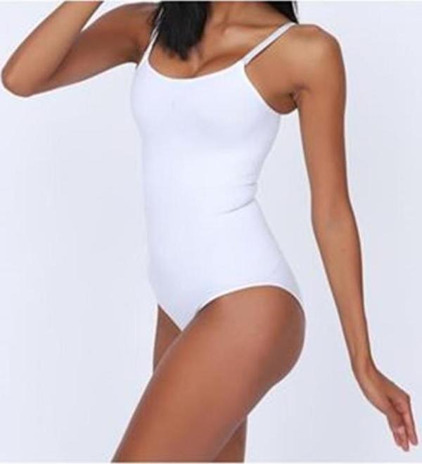 Sistina Bayan Beyaz Dikişsiz Kancalı Body Korse 755 - Image 1