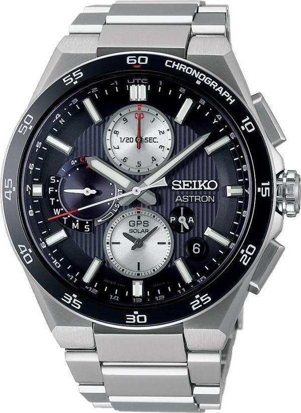 Seiko Astron "Night Black" SSH151J GPS Solar Erkek Kol Saati - Image 1