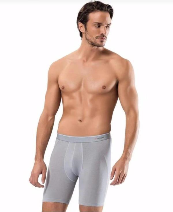 ERDEM 1470 ERKEK LİKRALI UZUN BOXER 3 ADET - Image 1
