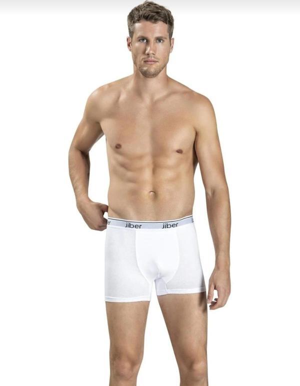 JİBER 156 ERKEK BOXER LİKRALI ŞORT 3 ADET - Image 1