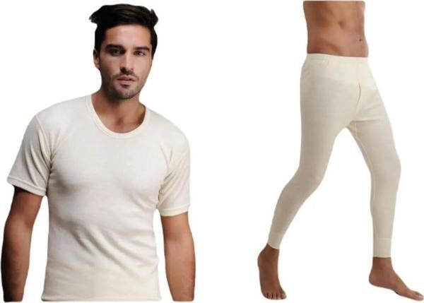 HASYÜN ERKEK %100 YÜN KISA KOLLU TAKIM 2 ADET - Image 1