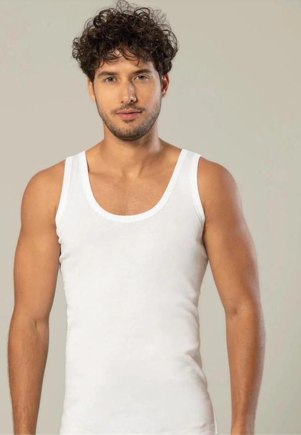 ERDEM 1100 ERKEK KLASİK PENYE ASKILI ATLET TEKLİ - Image 1