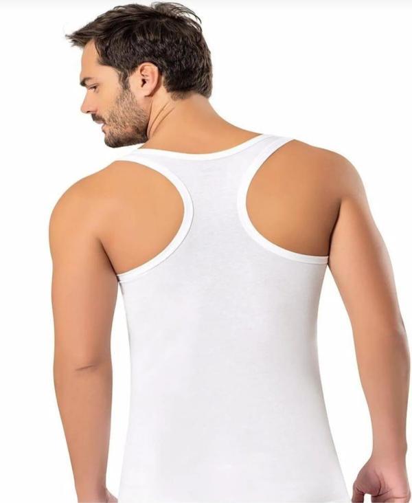 ERDEM 1121 ERKEK LİKRALI ASKILI SPORCU ATLET 3 ADET - Image 1