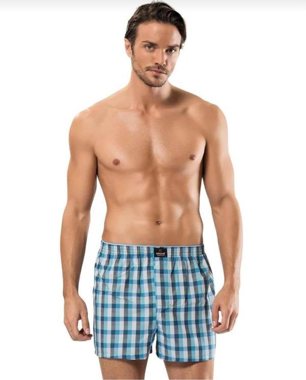 ERDEM 1440 ERKEK DESENLİ POPLİN BOXER 9 ADET - Image 1