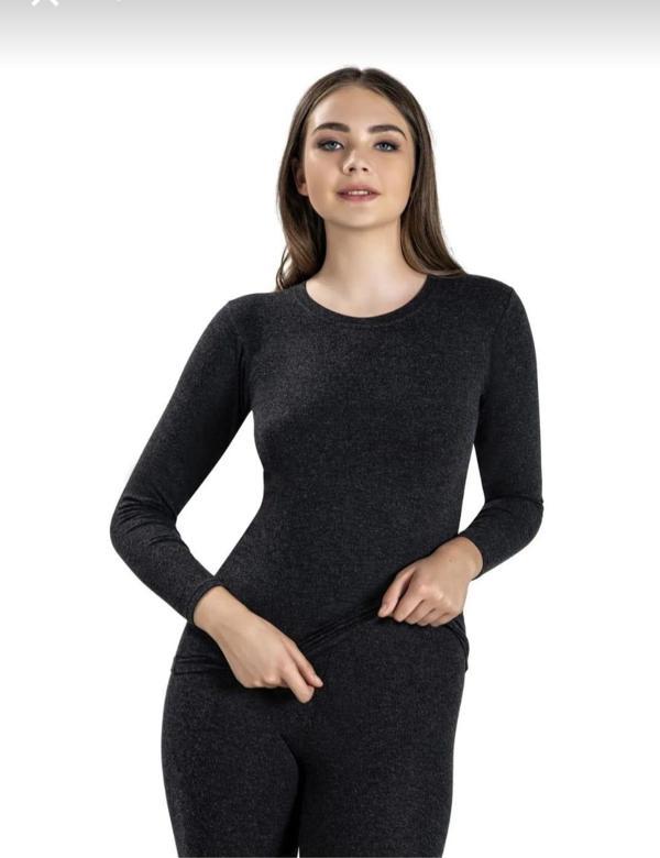 JİBER 597 KADIN SOFT TERMAL ÜST UZUN KOL İÇLİK FANİLA 3 ADET - Image 1