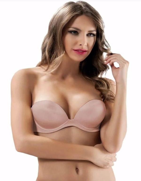 LE JARDİN 7036 KADIN SİLİKONLU STRAPLEZ SİHİRLİ SÜTYEN 2 ADET - Image 1