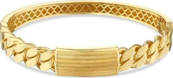 Zincir Formlu Kelepçe Bilezik - 14k - 14.31gr - Image 1