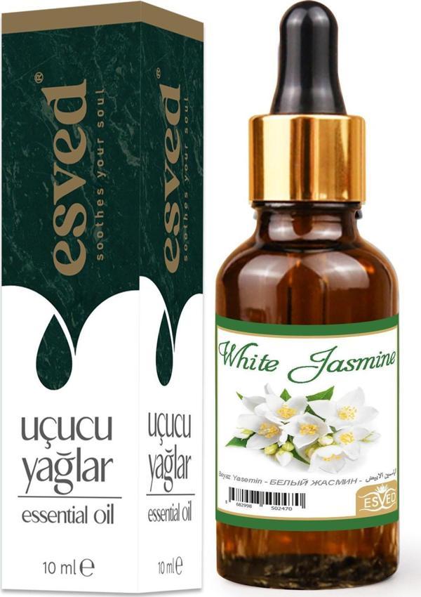 Beyaz Yasemin Kokusu Saf Esansiyel Uçucu Yağ Buhurdanlık Yağı Difüzör Esansı Aromaterapi Ortam Koku 10ml - Image 1