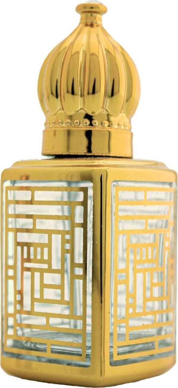 Parfüm Esans Cam Şişesi Gold Boş Esans Şişesi 13 Ml. Premium 9695-13ML-1 - Image 1