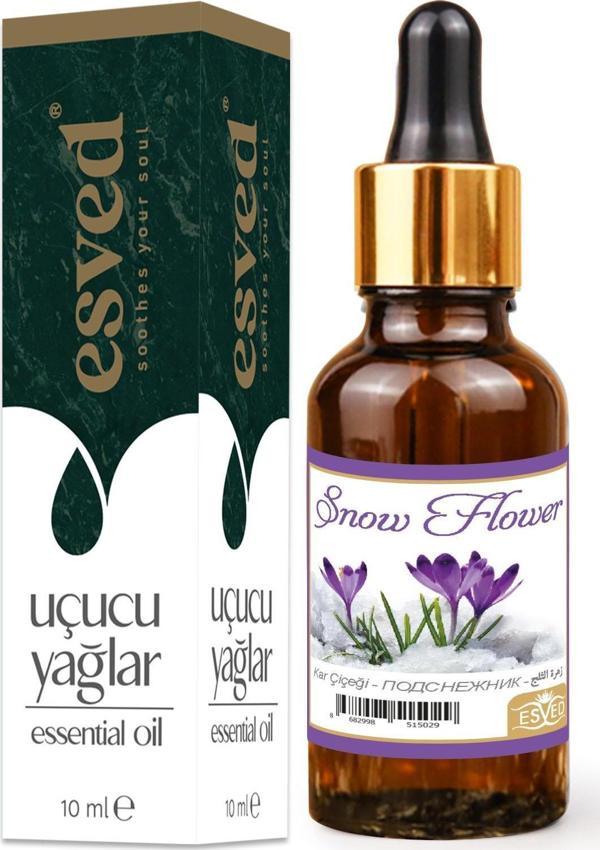 Kar Çiçeği Kokusu Saf Esansiyel Uçucu Yağ Buhurdanlık Yağı Difüzör Esansı Aromaterapi Ortam Koku 10ml - Image 1