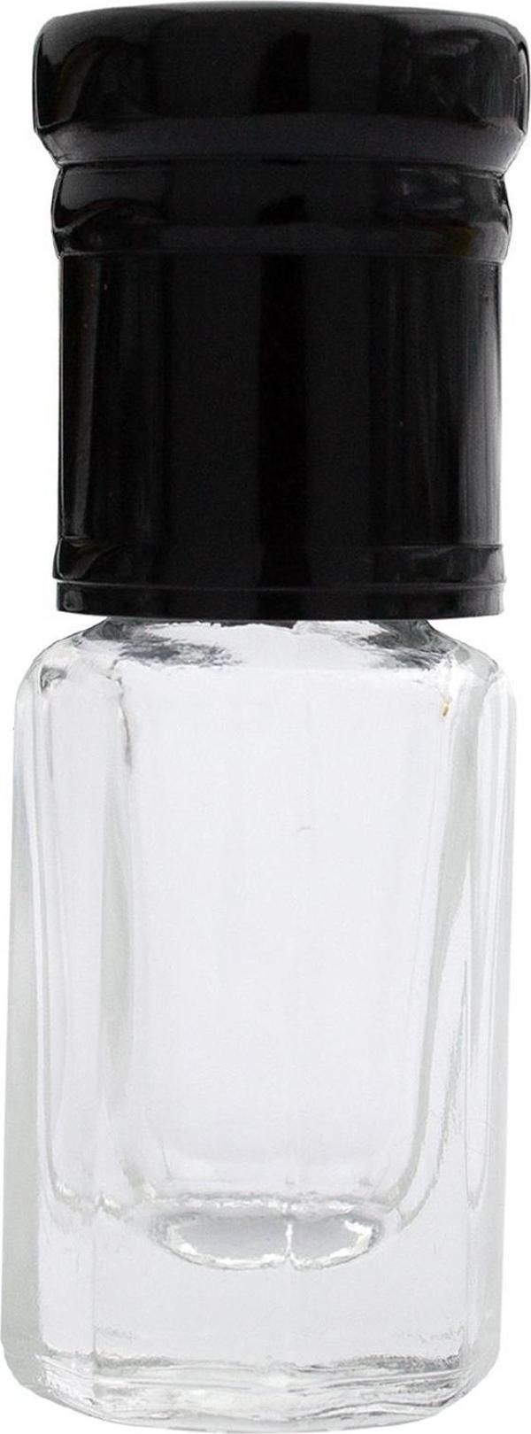 Parfüm Esans Cam Şişesi Siyah Boş Esans Şişesi 3 Ml. 10 Adet Premium A103-3ML-1 - Image 1