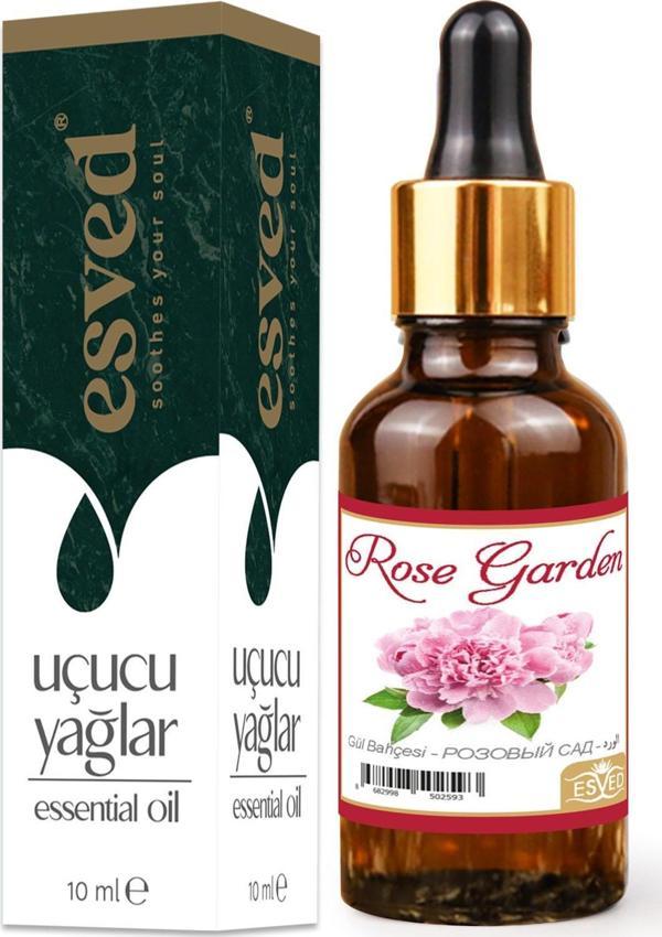 Gül Bahçesi Kokusu Saf Esansiyel Uçucu Yağ Buhurdanlık Yağı Difüzör Esansı Aromaterapi Ortam Koku 10ml - Image 1