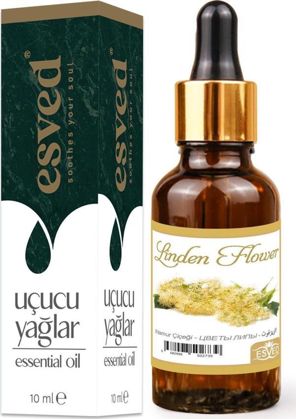 Ihlamur Çiçeği Kokusu Saf Esansiyel Uçucu Yağ Buhurdanlık Yağı Difüzör Esansı Aromaterapi Ortam Koku 10ml - Image 1
