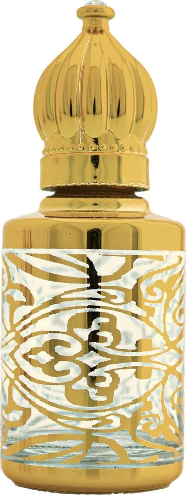 Parfüm Esans Cam Şişesi Gold Boş Esans Şişesi 10 Ml. Premium 9694-10ML-1 - Image 1