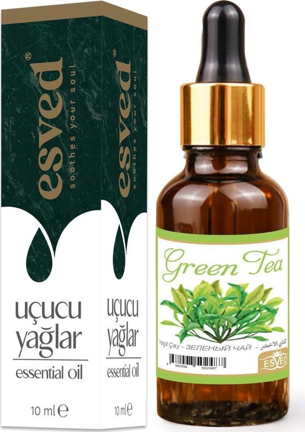 Yeşil Çay Kokusu Saf Esansiyel Uçucu Yağ Buhurdanlık Yağı Difüzör Esansı Aromaterapi Ortam Koku 10ml - Image 1