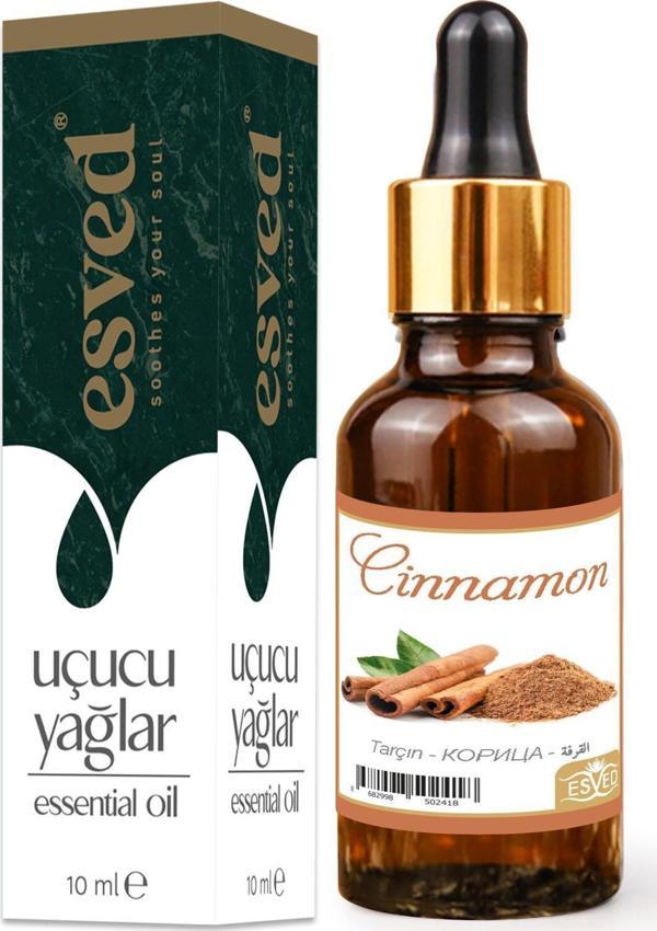 Tarçın Kokusu Saf Esansiyel Uçucu Yağ Buhurdanlık Yağı Difüzör Esansı Aromaterapi Ortam Koku 10ml - Image 1