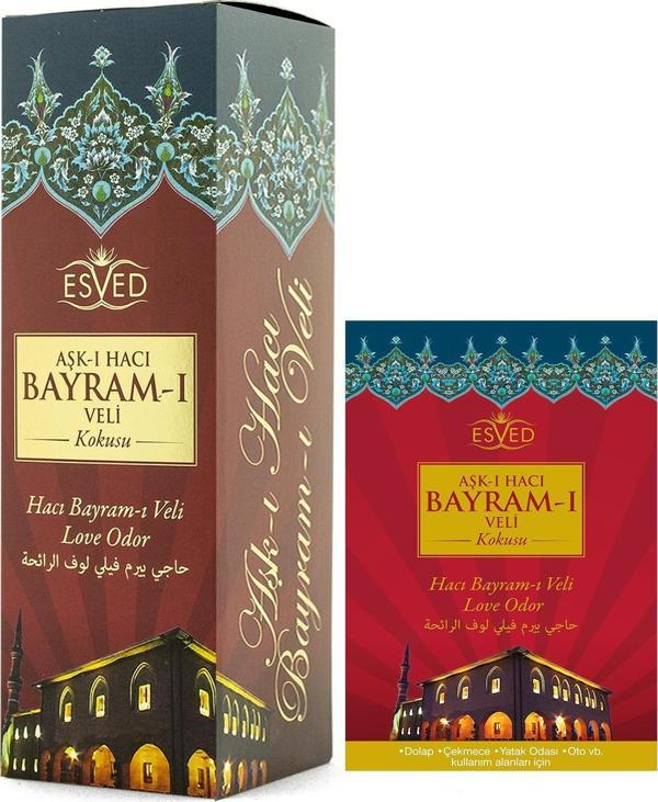 Hacı Bayram Veli Kokusu Sprey 400 Ml Dolap ve Çekmece Kokusu Hediyeli - Image 1