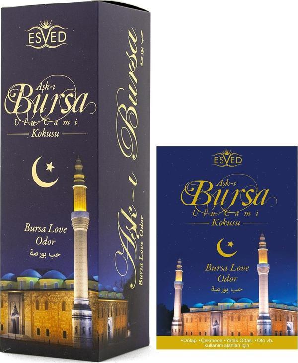 Bursa Ulu Cami Kokusu Sprey 400 Ml Dolap ve Çekmece Kokusu Hediyeli - Image 1