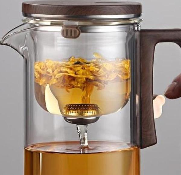 Büro Ev Ofis Çay Keyfi için Otomatik Cam Demlik - Image 1