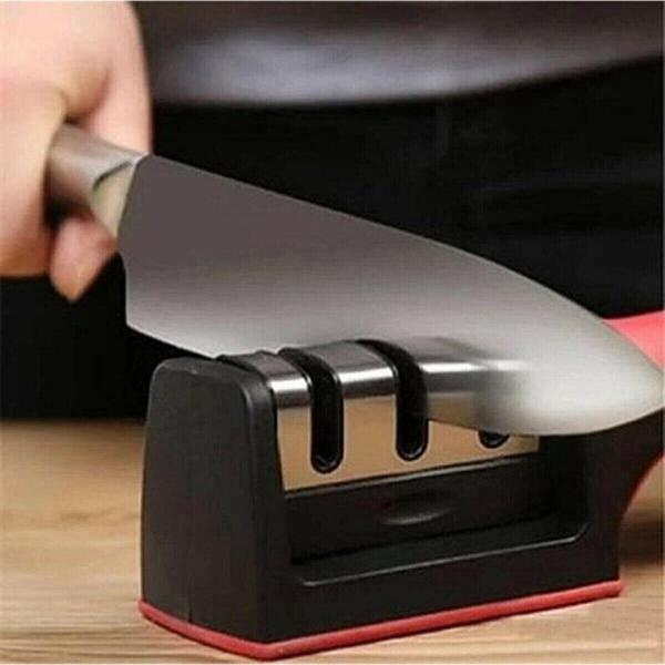 Büro Ev Ofis Mutfağı için 3 Aşama Bileyici Kolay Bileyleme Makas Bıçak Bileme Aparatı - Image 1