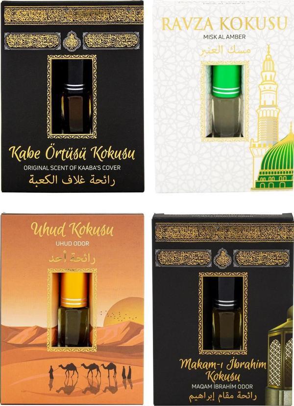 Kabe Örtüsü Kokusu Medine Ravza Kokusu Uhud Kokusu ve Makamı İbrahim kokusu Alkolsüz Esans 3ml - Image 1