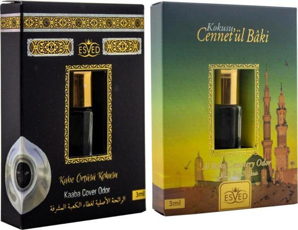 Kabe Örtüsü Kokusu Ve Cennetül Baki Kokusu Alkolsüz Esans 3Ml - Image 1