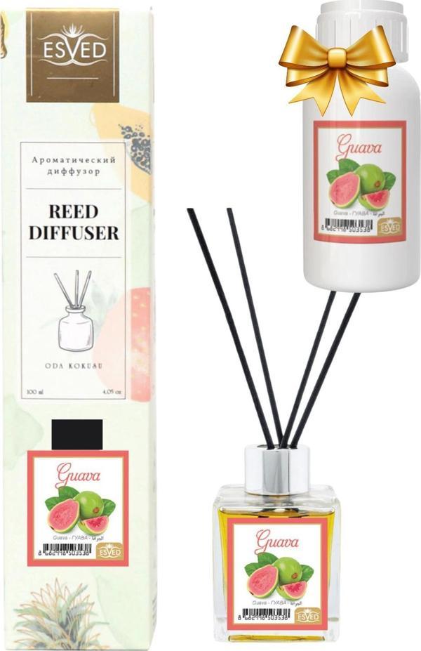 Guava Kokusu 100 Ml Çubuklu Oda Kokusu Yedek Dolum Şişesi Hediyeli - Image 1