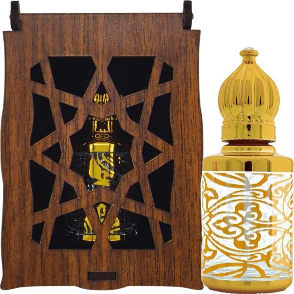 Beyaz Misk Kokusu 13 Ml Premium Esans Cam Şişesinde Roll-on Hediyelik Ahşap Kutulu SKU-3566 - Image 1
