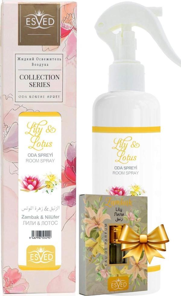 Zambak Kokusu Sprey 400 Ml. Zambak Kokusu Parfüm Esansı 3Ml. Hediyeli - Image 1