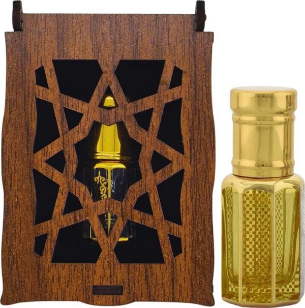 Kabe Örtüsü Kokusu 3 Ml Premium Esans Cam Şişesinde Roll-on Hediyelik Ahşap Kutulu - Image 1