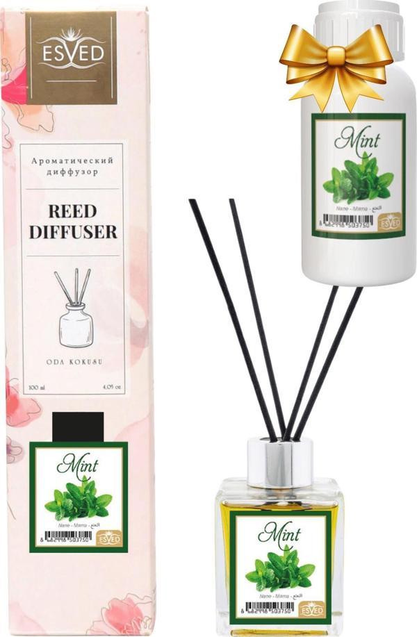 Nane Kokusu 100 Ml Çubuklu Oda Kokusu Yedek Dolum Şişesi Hediyeli - Image 1