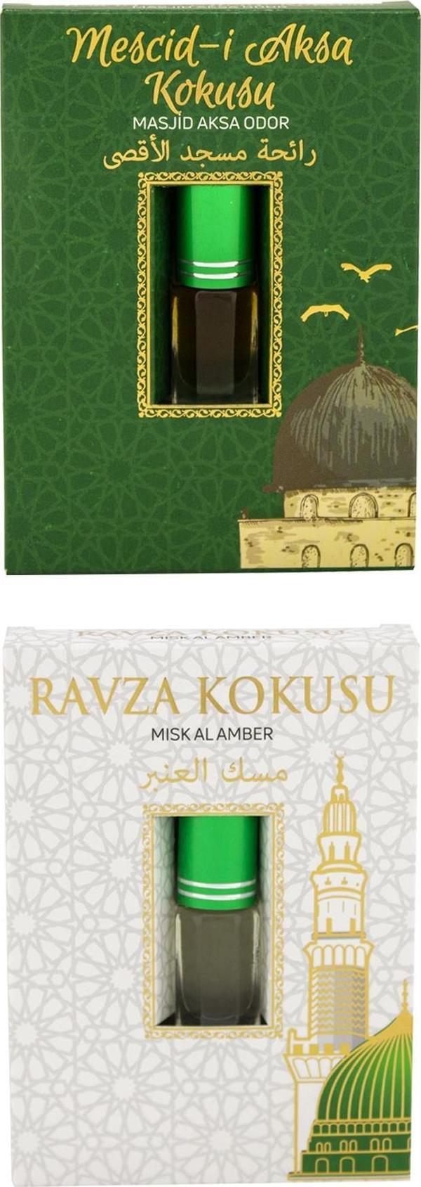 Mescidi Aksa Kokusu Ve Medine Ravza Kokusu Alkolsüz Esans 3ml - Image 1