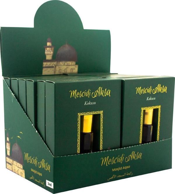 Mescidi Aksa Kokusu Alkolsüz Esans 3ml 12li Paket - Image 1