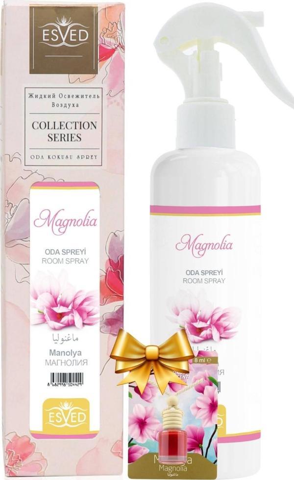 Manolya Kokusu Sprey 400Ml. Manolya Kokusu Araba Kokusu 8Ml. Hediyeli - Image 1