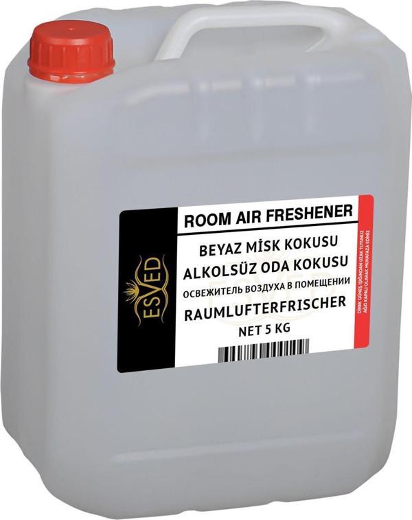 Beyaz Misk Kokusu Alkolsüz Oda Parfümü, Ortam Kokusu, Araç ve Ev Kokusu 5 Litre - Image 1