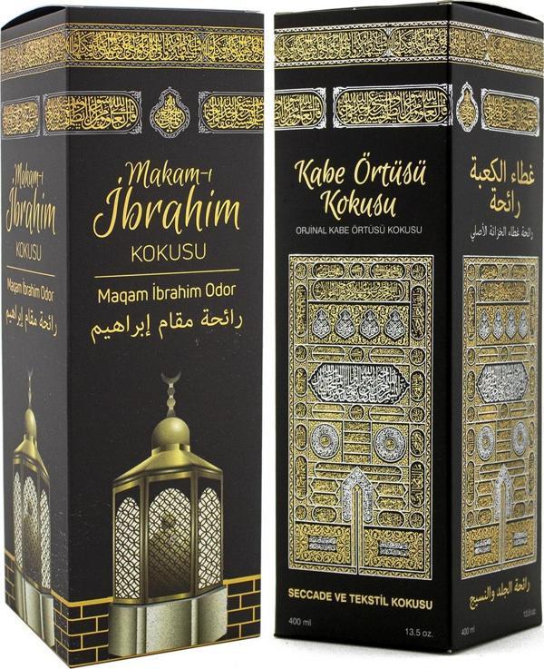 Makamı İbrahim Ve Kabe Örtüsü Kokusu Sprey 400 Ml. Siyah - Image 1